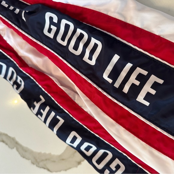 Mens The Good Life Windbreaker Sz Sm Jacket Hood w/ Drawcord by Camp Original - Picture 4 of 7